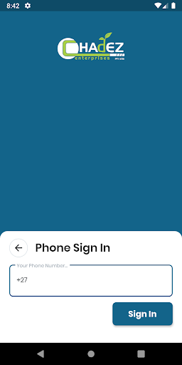 Android application Chadez screenshort