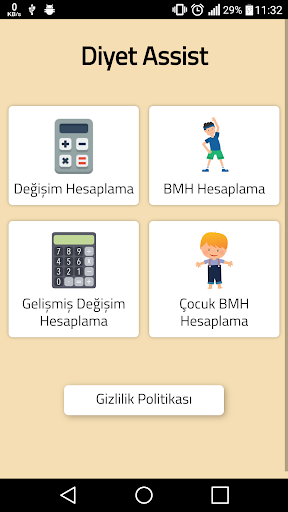 Android application Diyet Assist - Lite screenshort