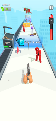 Gun Evolver Run Screen 2