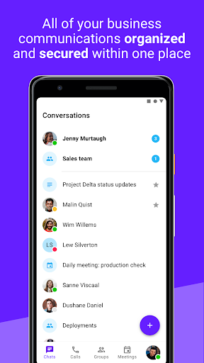 Android application Workspace ECT screenshort