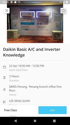 Daikin Technical Community Screen 3