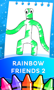 Rainbow Friends 2 Coloring