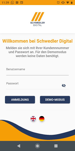 Android application Schwedler Digtal screenshort