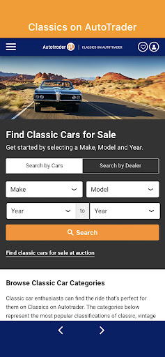 Classics on Autotrader Screen 3