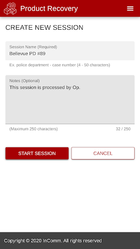 App screenshot