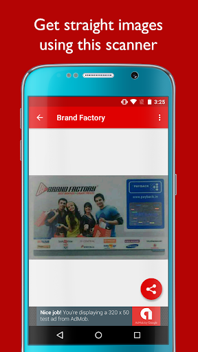 Mobile Document Scanner - Scan Screen 2