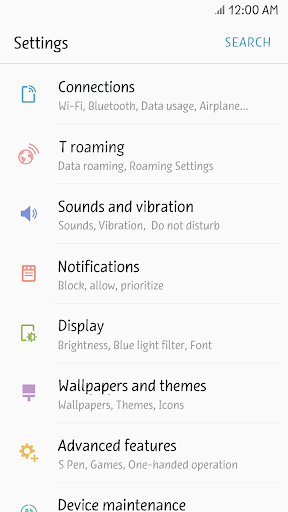 Android application RtWhiteSand™ Latin FlipFont screenshort