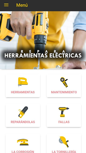 Repara herramientas eléctricas