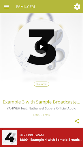 Android application FAMILY FM screenshort