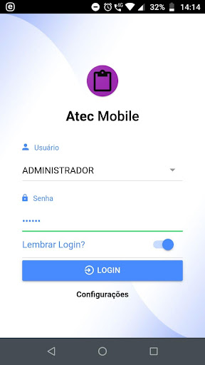 Android application Atec Mobile screenshort