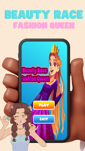 Android application Beauty Race-Fashion Queen screenshort