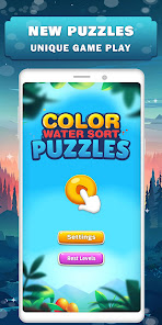 Water Color Sort Puzzle 2023 1.6 APK + Mod (Unlimited money) إلى عن على ذكري المظهر