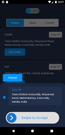 Vatmac Delivery Screen 2