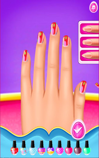 नाखून मुक्त खेल पैर की अंगुली ब्यूटी स्पा सैलून मै