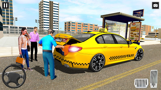 Taxi Crazy Driver Simulator 3D apktram screenshots 3
