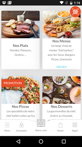 French Lounge - Eatself Demo Screen 2