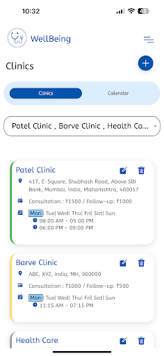 Android application WellBeing SWQA screenshort