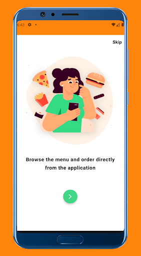 Android application Foodtole : Rider screenshort