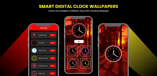 Night Clock Wallpapers HD Screen 2