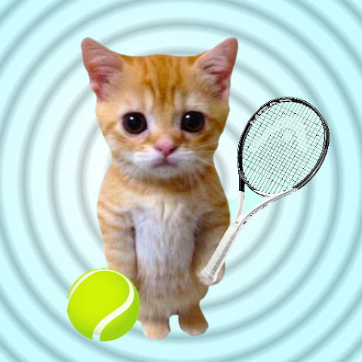 Cat Dog Tennis Games logo