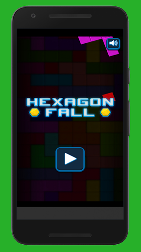 Hexagon Fall Physic Game