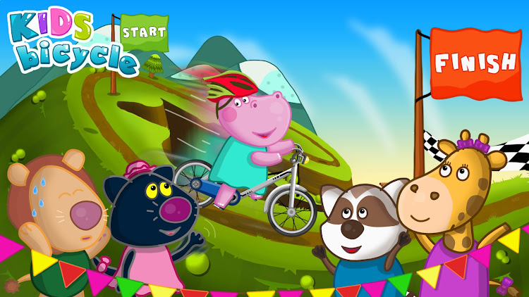 Hippo Bicycle: Kids Racing - 1.3.7 - (Android)