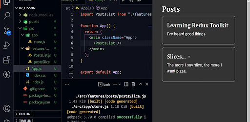 React Redux Course AI Screen 2