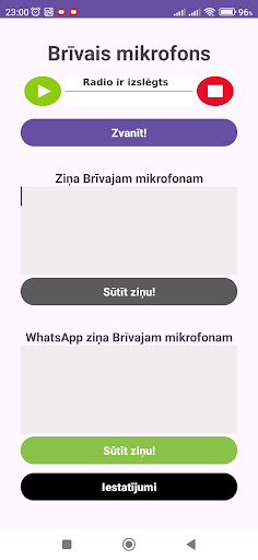Android application LV Radio BM screenshort