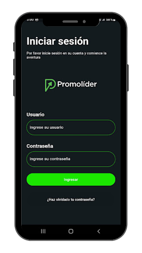 Android application Promolíder Academia Virtual screenshort