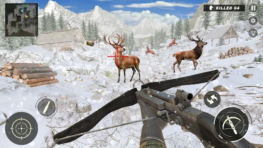猎鹿游戏: 丛林鹿狩猎 3d