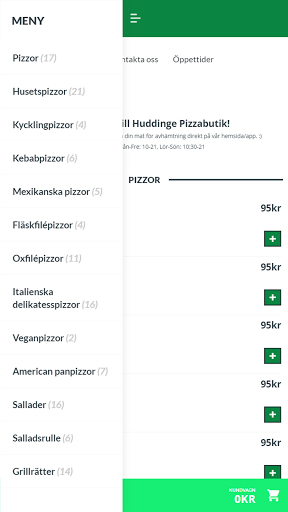 Huddinge Pizzabutik Screen 2