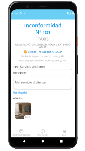 Aresep Operador Screen 3