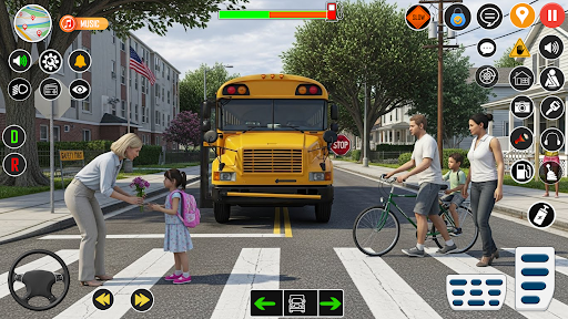 School Bus Driving Coach Games