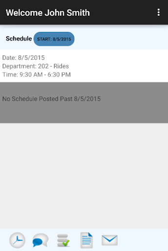 Android application Employee Portal screenshort