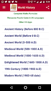 World History Offline Apk Download 3