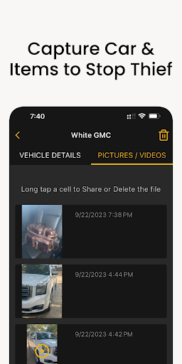 Valet Tracker Screen 3