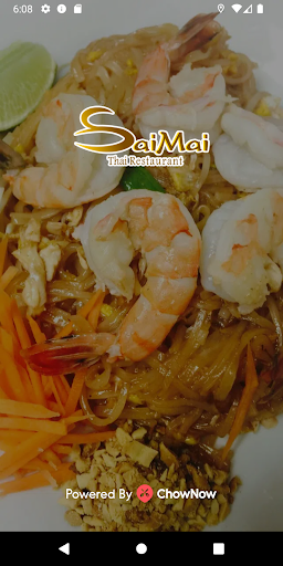Android application Sai Mai Thai Restaurant screenshort