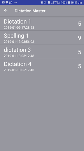 Dictation Master Screen 3