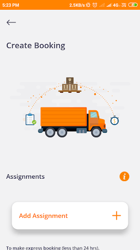 Trukkin for Shippers/Customers Screen 2