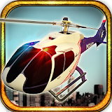 911 City Police Helicopter 3D icon