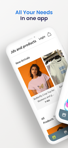 Android application Jds and products screenshort