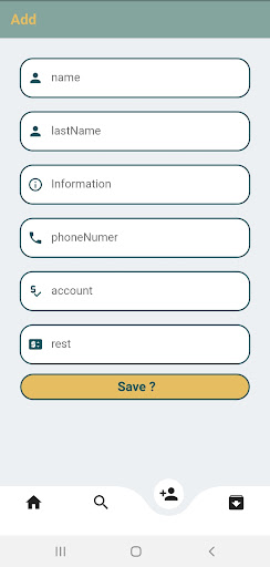 Clinic management Screen 3