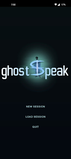 Android application ghostSpeak screenshort