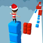 Cover Image of Download Cube Stacker Surfer 3D - Run Free Cube Jumper Game  APK