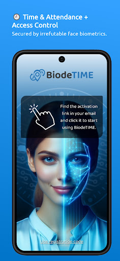 Android application BiodeTIME screenshort