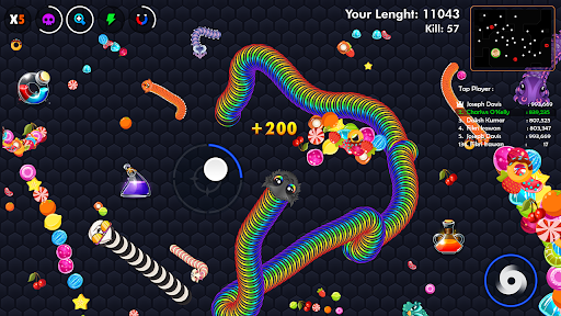 Android application Vegetarian Snake screenshort