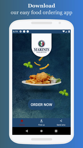 Android application Marini's Baillieston screenshort