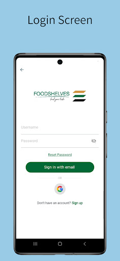 Foodshelves screenshot 1