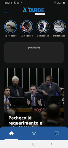 Android application A Tarde screenshort