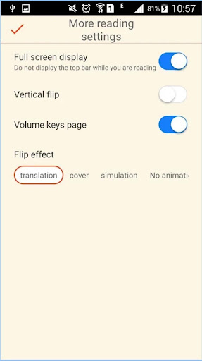 Txt reader (novel) Screen 3